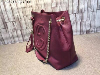 discount gucci bags-rose red 308982 wholesale